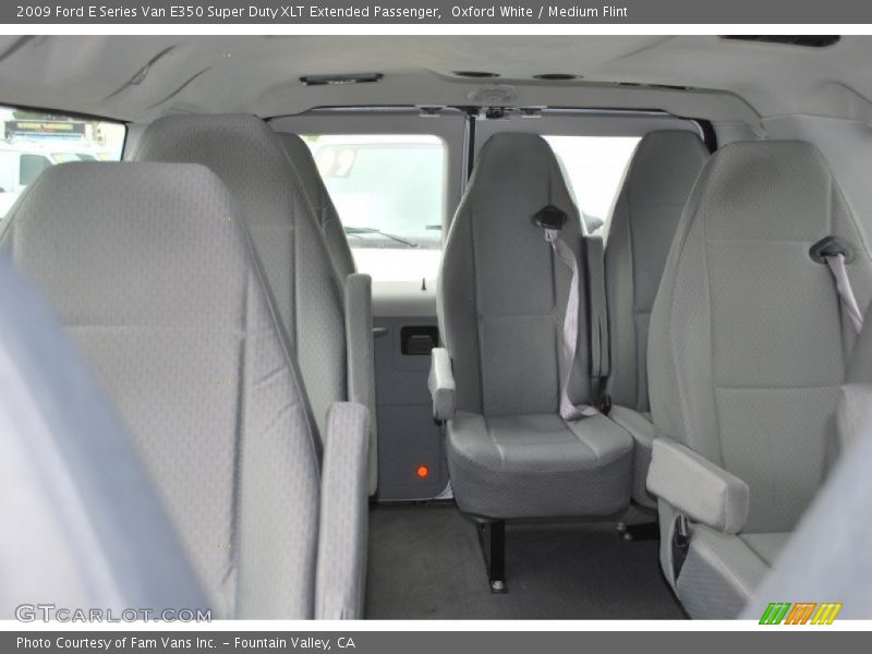 Oxford White / Medium Flint 2009 Ford E Series Van E350 Super Duty XLT Extended Passenger