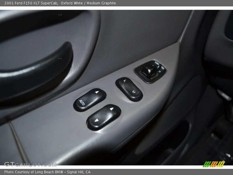 Oxford White / Medium Graphite 2001 Ford F150 XLT SuperCab