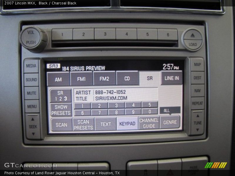 Black / Charcoal Black 2007 Lincoln MKX