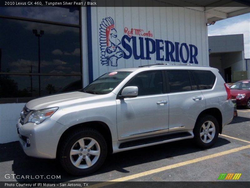 Tungsten Silver Pearl / Black 2010 Lexus GX 460