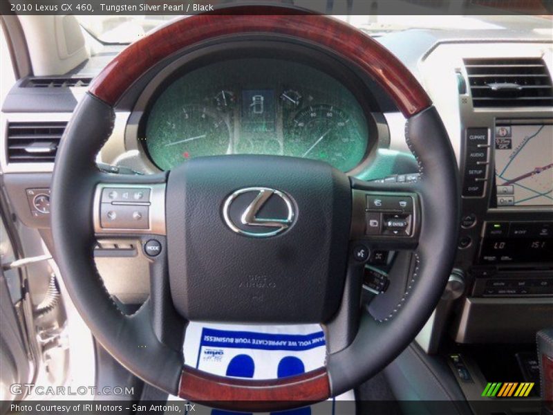 Tungsten Silver Pearl / Black 2010 Lexus GX 460