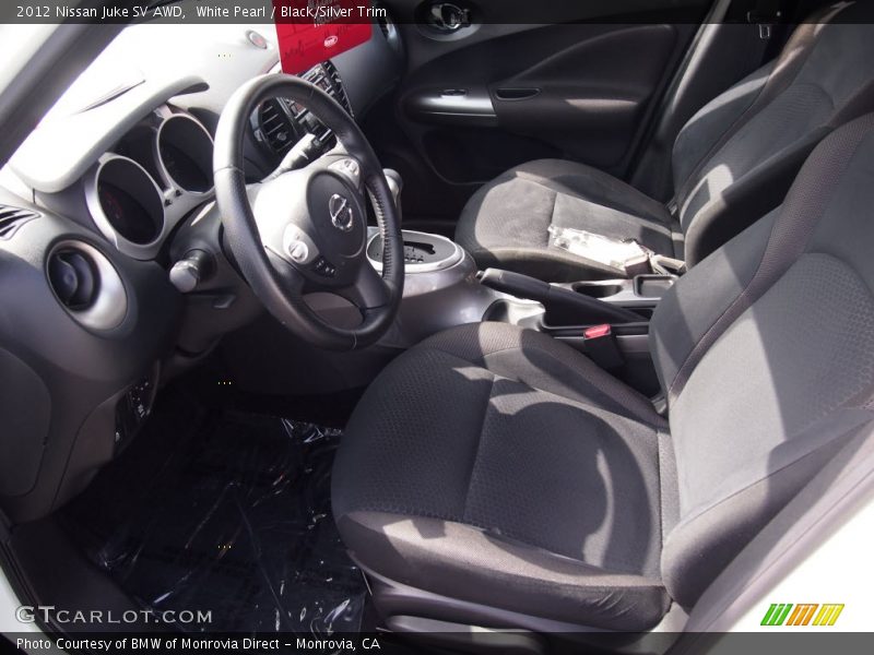 White Pearl / Black/Silver Trim 2012 Nissan Juke SV AWD