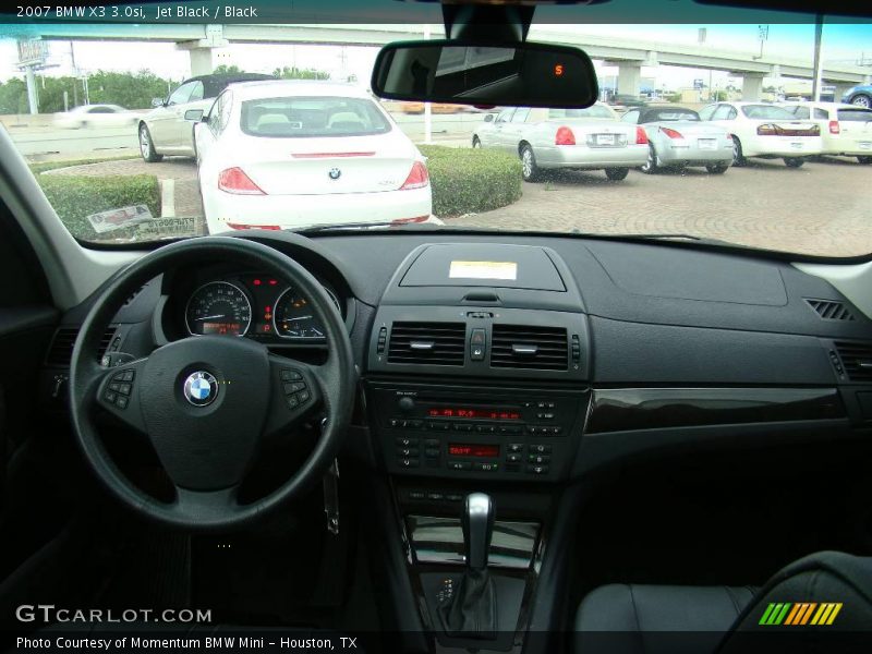 Jet Black / Black 2007 BMW X3 3.0si