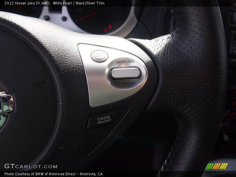 White Pearl / Black/Silver Trim 2012 Nissan Juke SV AWD