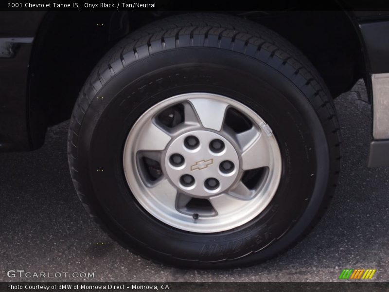 Onyx Black / Tan/Neutral 2001 Chevrolet Tahoe LS
