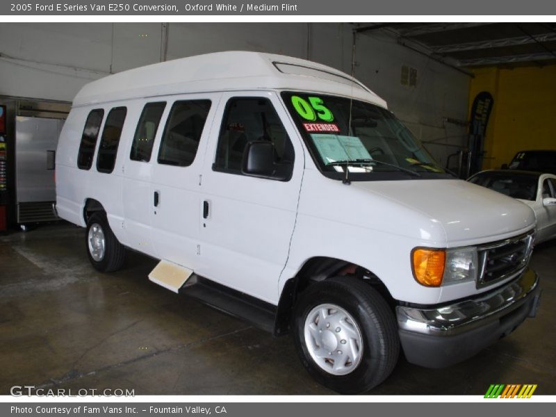 Oxford White / Medium Flint 2005 Ford E Series Van E250 Conversion