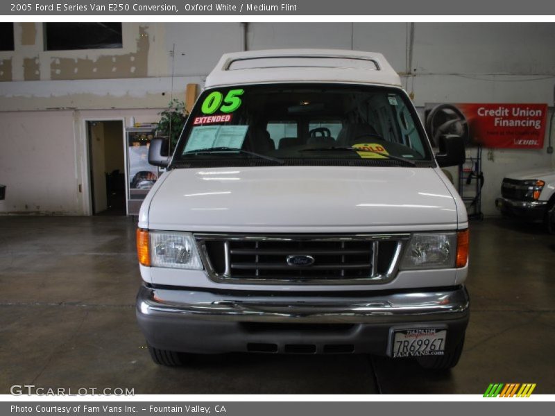 Oxford White / Medium Flint 2005 Ford E Series Van E250 Conversion