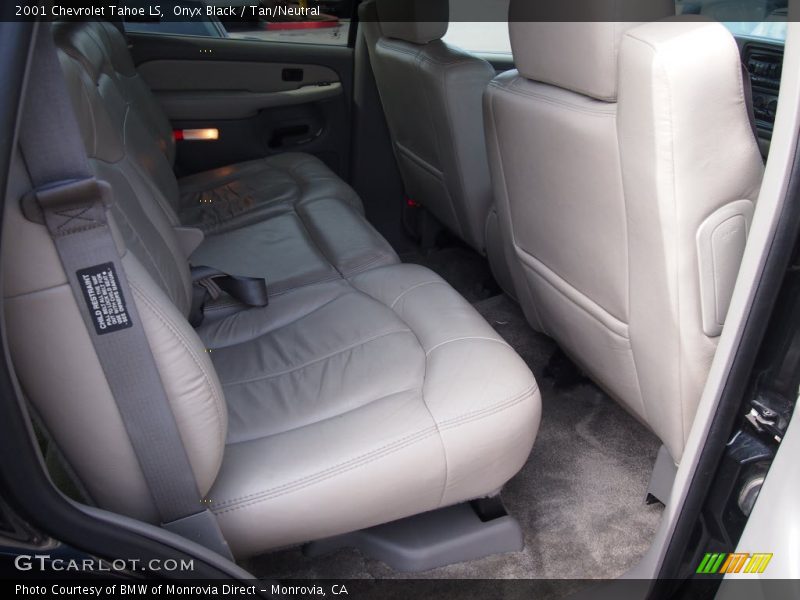 Onyx Black / Tan/Neutral 2001 Chevrolet Tahoe LS