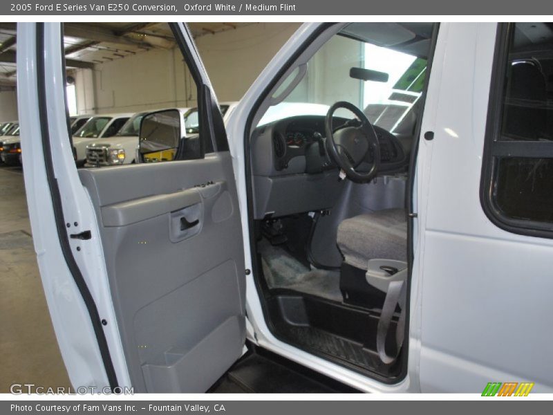 Oxford White / Medium Flint 2005 Ford E Series Van E250 Conversion