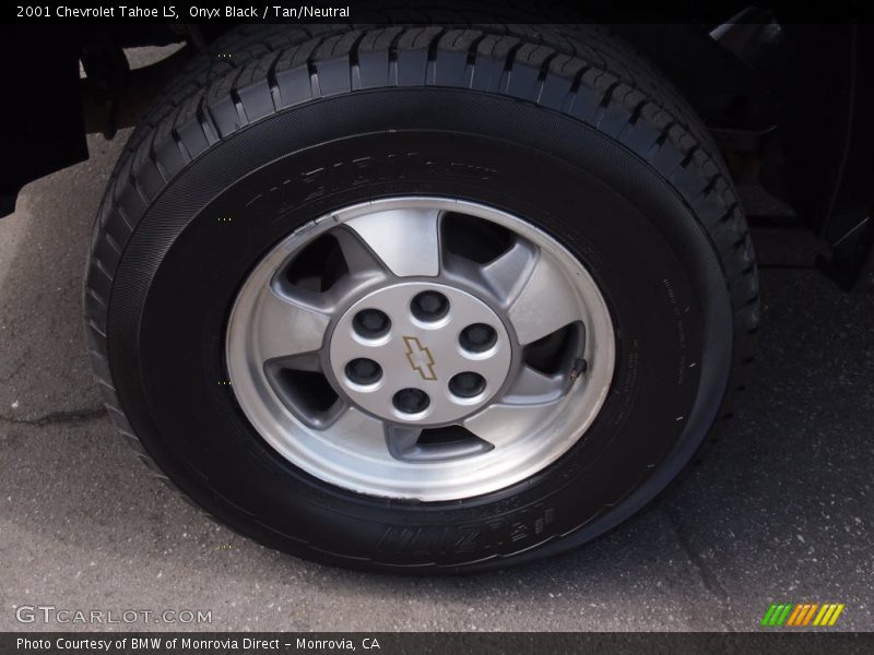 Onyx Black / Tan/Neutral 2001 Chevrolet Tahoe LS