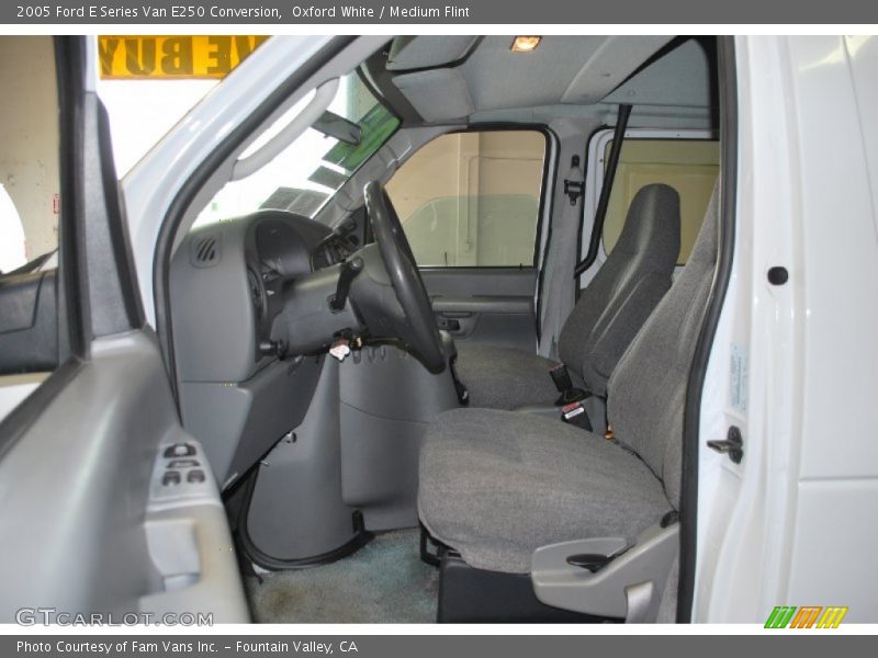 Oxford White / Medium Flint 2005 Ford E Series Van E250 Conversion