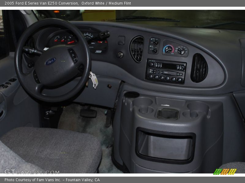 Oxford White / Medium Flint 2005 Ford E Series Van E250 Conversion
