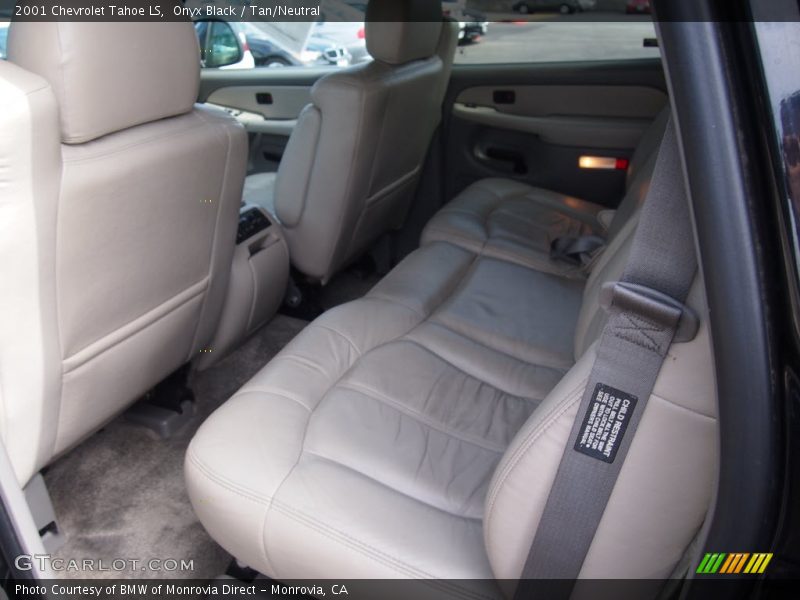 Onyx Black / Tan/Neutral 2001 Chevrolet Tahoe LS