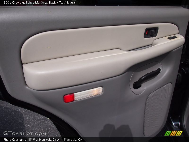 Onyx Black / Tan/Neutral 2001 Chevrolet Tahoe LS
