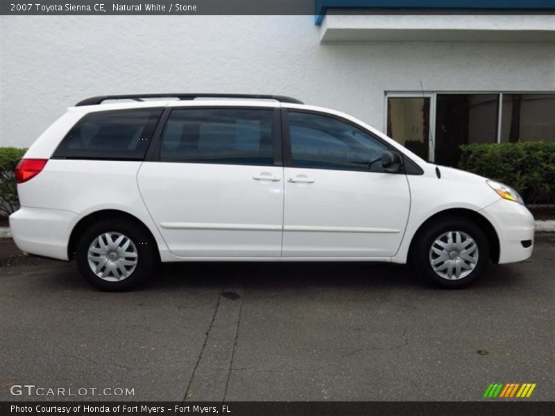 Natural White / Stone 2007 Toyota Sienna CE