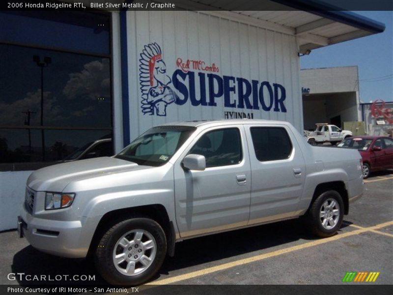 Billet Silver Metallic / Graphite 2006 Honda Ridgeline RTL