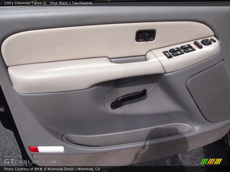 Onyx Black / Tan/Neutral 2001 Chevrolet Tahoe LS
