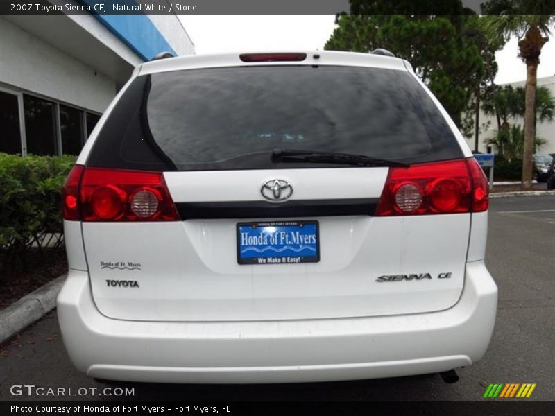 Natural White / Stone 2007 Toyota Sienna CE