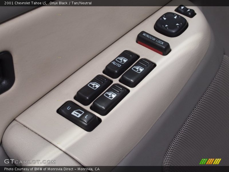 Onyx Black / Tan/Neutral 2001 Chevrolet Tahoe LS