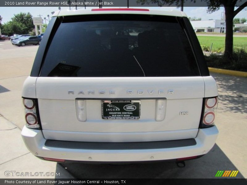 Alaska White / Jet Black 2010 Land Rover Range Rover HSE