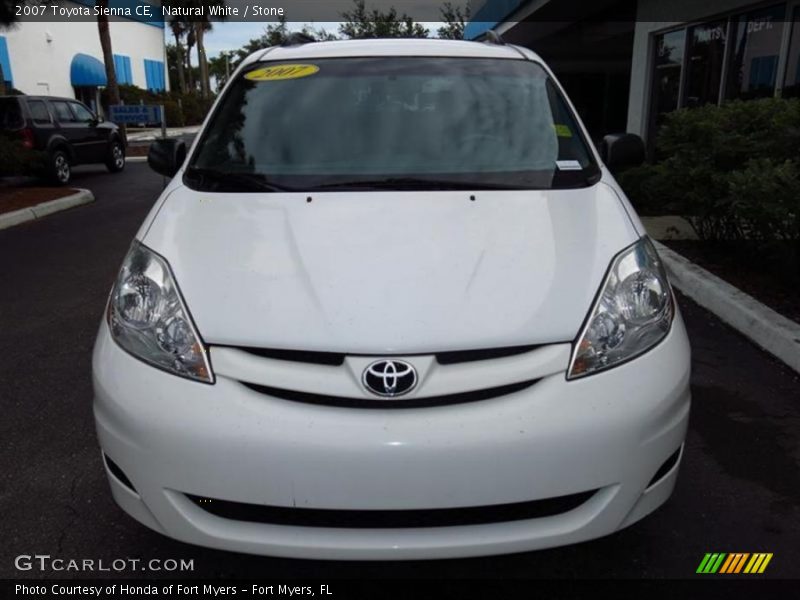 Natural White / Stone 2007 Toyota Sienna CE