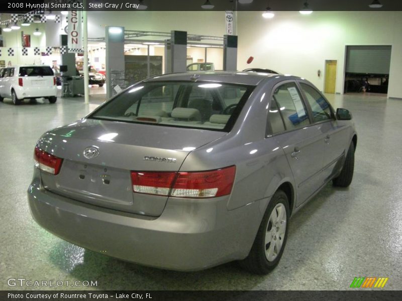 Steel Gray / Gray 2008 Hyundai Sonata GLS