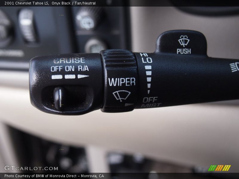 Onyx Black / Tan/Neutral 2001 Chevrolet Tahoe LS