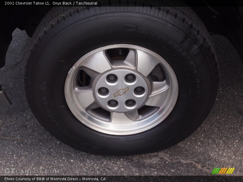 Onyx Black / Tan/Neutral 2001 Chevrolet Tahoe LS