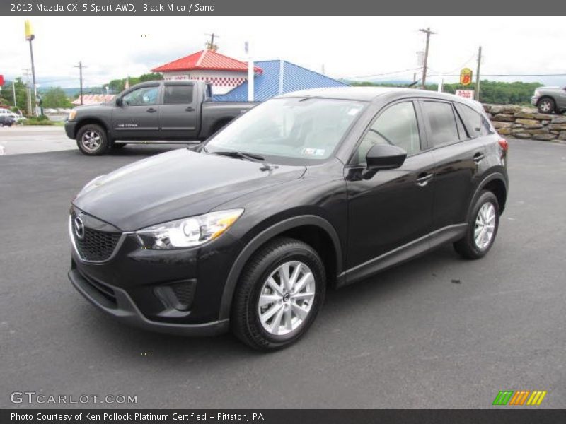 Black Mica / Sand 2013 Mazda CX-5 Sport AWD