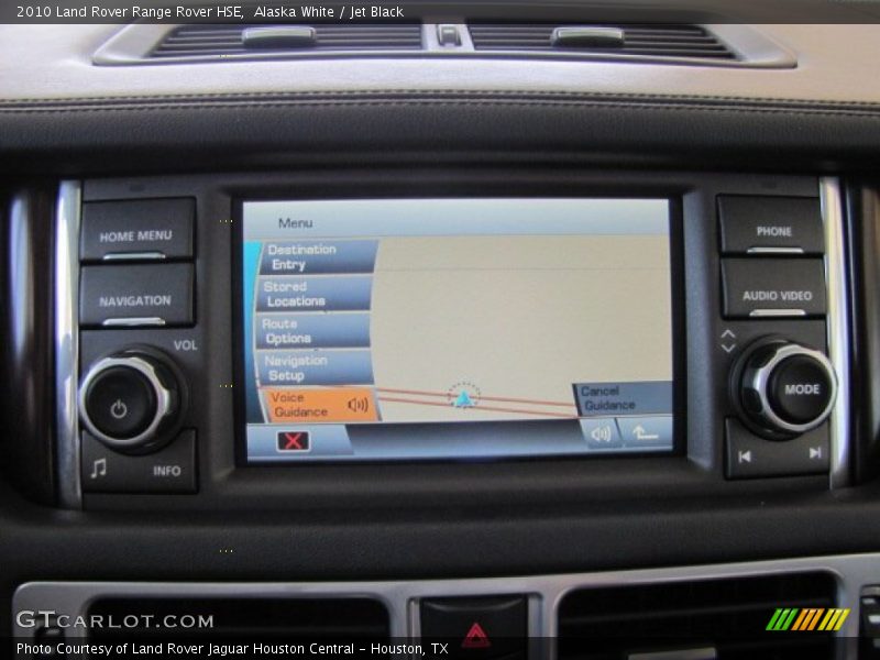 Alaska White / Jet Black 2010 Land Rover Range Rover HSE