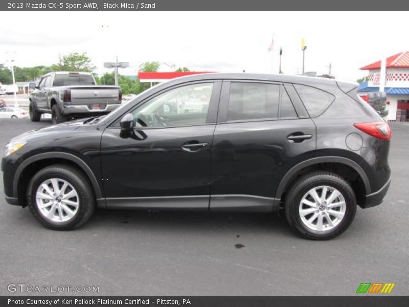 Black Mica / Sand 2013 Mazda CX-5 Sport AWD