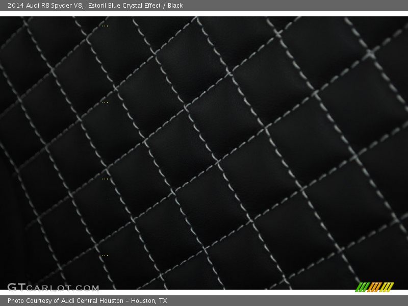 Estoril Blue Crystal Effect / Black 2014 Audi R8 Spyder V8