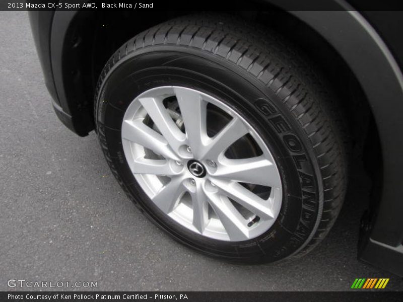 Black Mica / Sand 2013 Mazda CX-5 Sport AWD