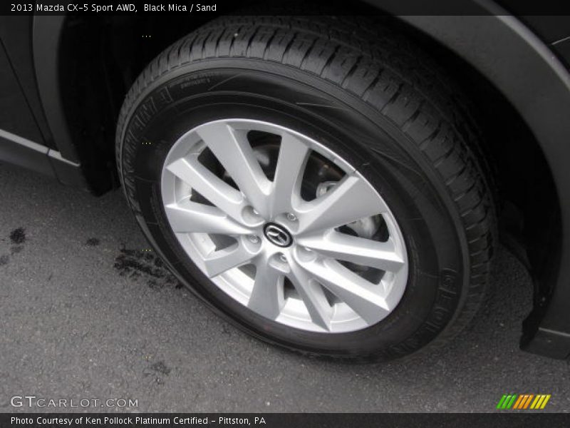 Black Mica / Sand 2013 Mazda CX-5 Sport AWD
