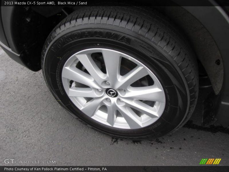 Black Mica / Sand 2013 Mazda CX-5 Sport AWD