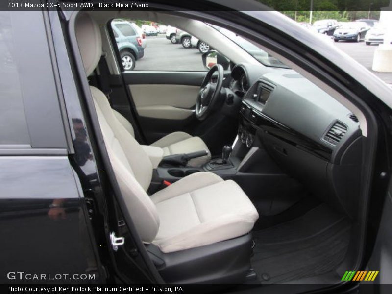 Black Mica / Sand 2013 Mazda CX-5 Sport AWD