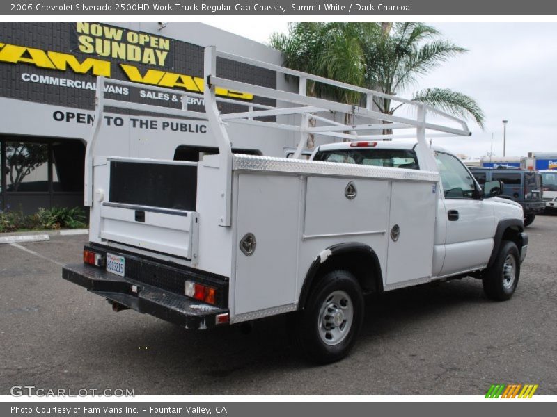 Summit White / Dark Charcoal 2006 Chevrolet Silverado 2500HD Work Truck Regular Cab Chassis