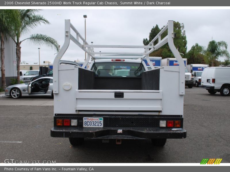 Summit White / Dark Charcoal 2006 Chevrolet Silverado 2500HD Work Truck Regular Cab Chassis