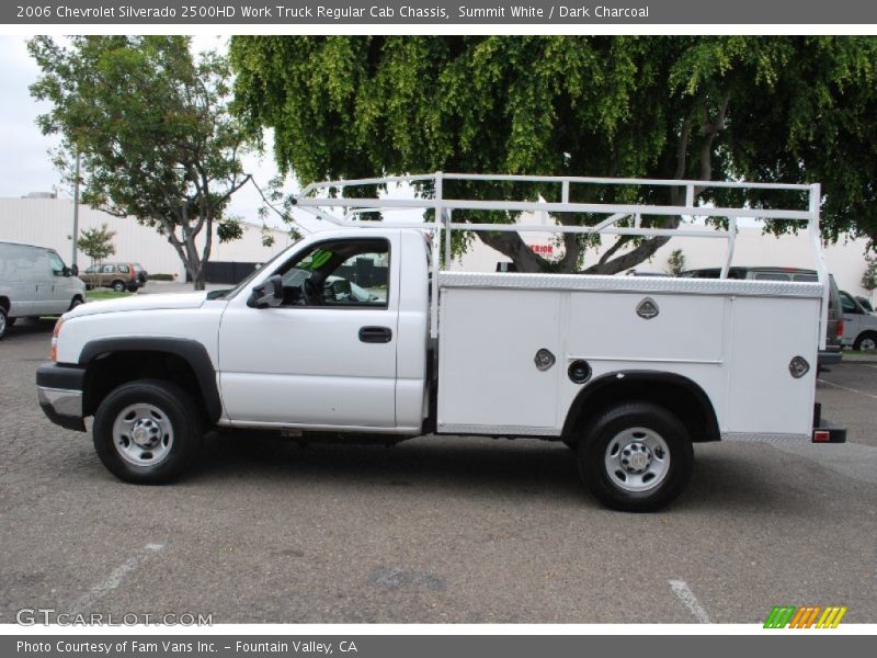 Summit White / Dark Charcoal 2006 Chevrolet Silverado 2500HD Work Truck Regular Cab Chassis