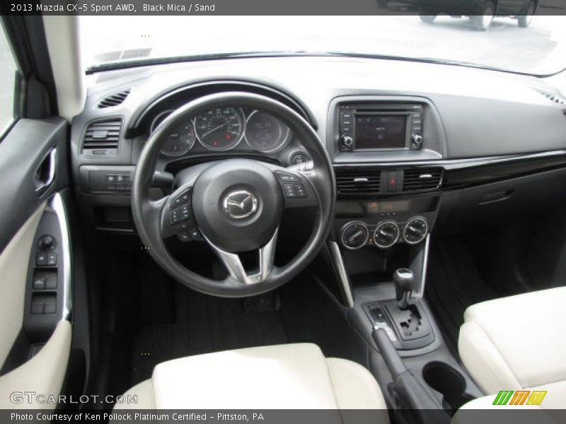 Black Mica / Sand 2013 Mazda CX-5 Sport AWD