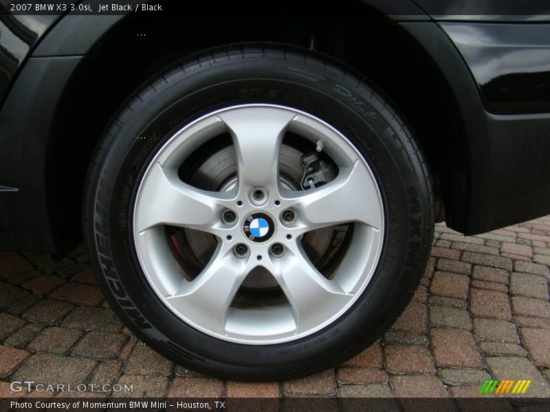 Jet Black / Black 2007 BMW X3 3.0si