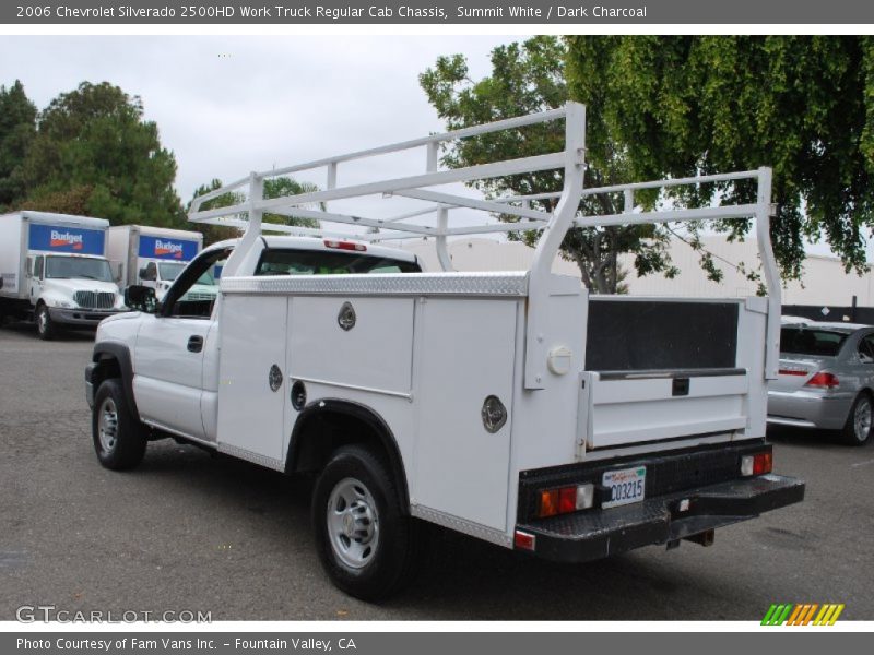 Summit White / Dark Charcoal 2006 Chevrolet Silverado 2500HD Work Truck Regular Cab Chassis