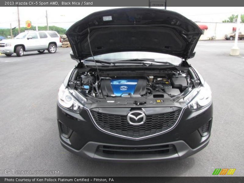 Black Mica / Sand 2013 Mazda CX-5 Sport AWD