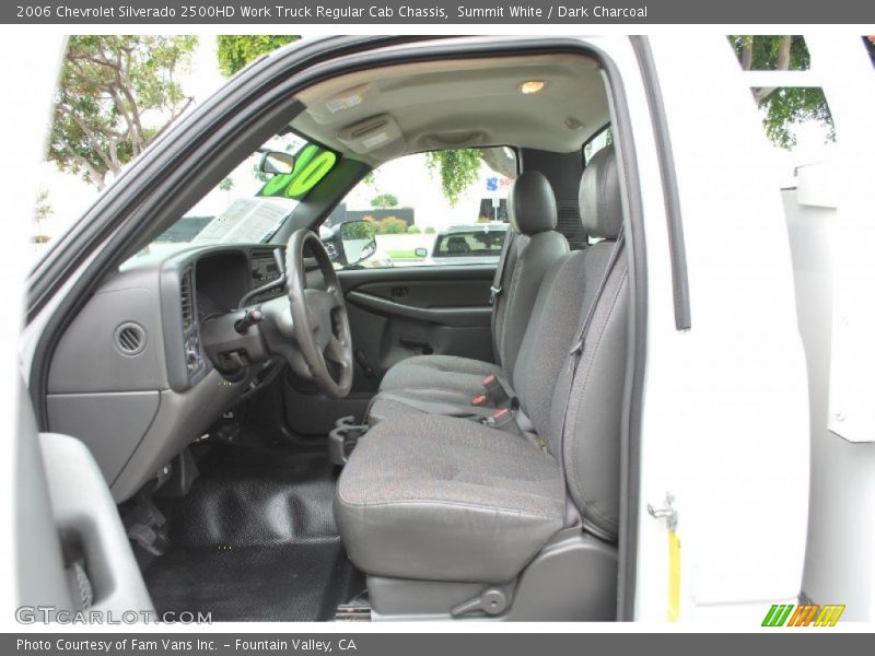 Summit White / Dark Charcoal 2006 Chevrolet Silverado 2500HD Work Truck Regular Cab Chassis