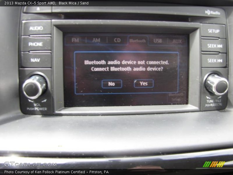 Black Mica / Sand 2013 Mazda CX-5 Sport AWD