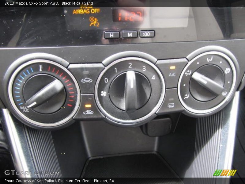 Black Mica / Sand 2013 Mazda CX-5 Sport AWD