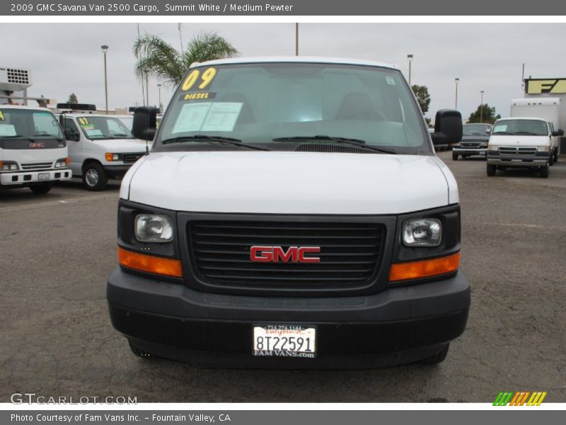 Summit White / Medium Pewter 2009 GMC Savana Van 2500 Cargo