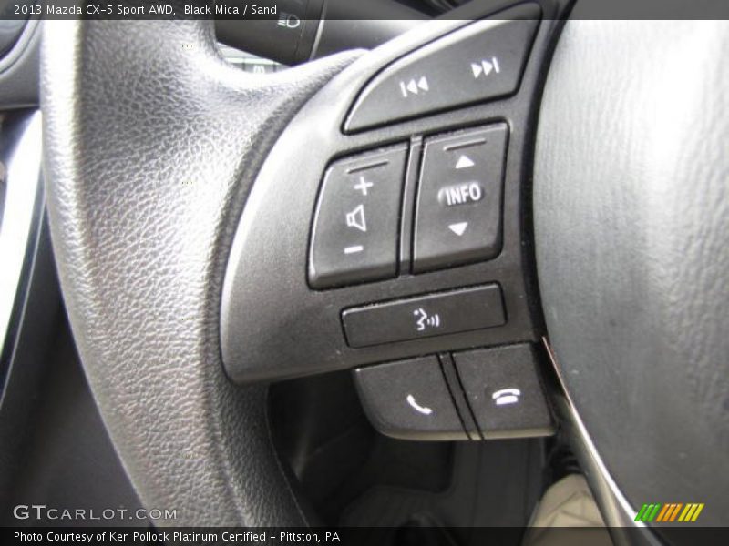 Black Mica / Sand 2013 Mazda CX-5 Sport AWD
