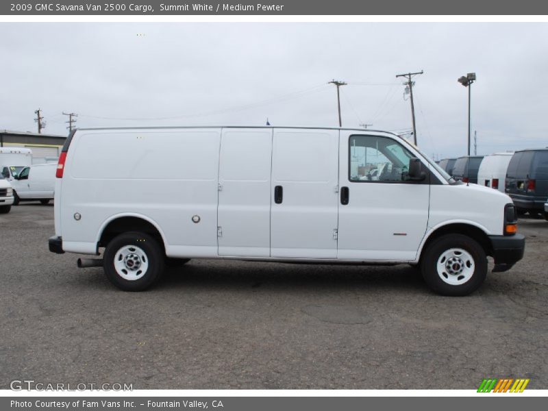 Summit White / Medium Pewter 2009 GMC Savana Van 2500 Cargo