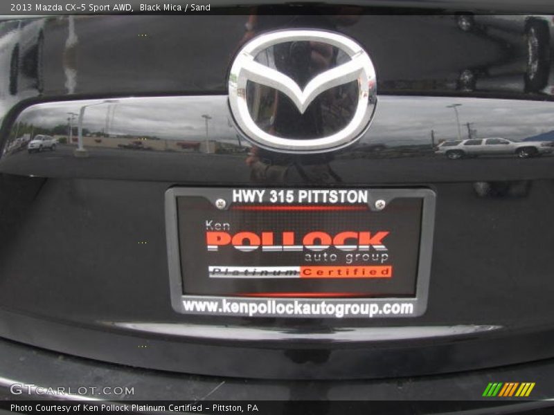 Black Mica / Sand 2013 Mazda CX-5 Sport AWD